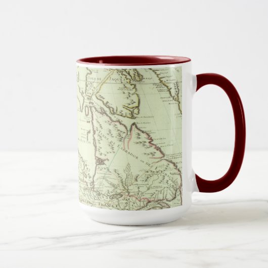 カナダの地図 マグカップ (右)