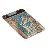 カナダの地図 – 天然資源と産業資源 マグネット (右側)