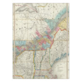 カナダの地域の地図 テーブルクロス (正面)