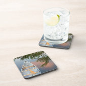 カナダの夕日の湖にカヌー コースター (右側)