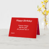 カナダの女の子の誕生日グリーティングカード カード (黄色い花)