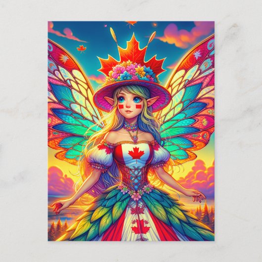 カナダの妖精 ポストカード (正面)