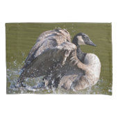 カナダの威厳のあるなガチョウ 枕カバー (正面)