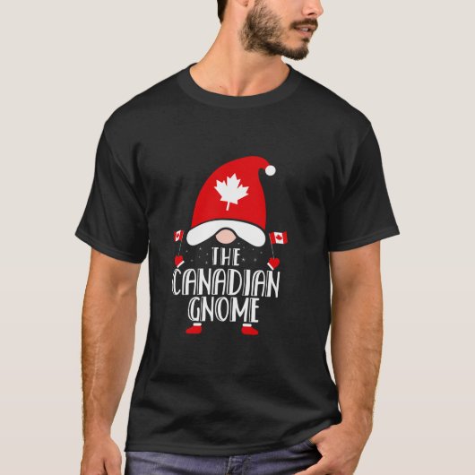 カナダの小人ファミリーお揃いのクリスマス Tシャツ (正面)