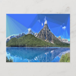 カナダの山の景色 ポストカード
