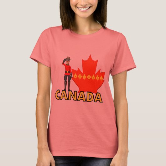 カナダの山 Tシャツ (正面)