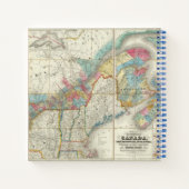 カナダの州地図 ノートブック (裏面)