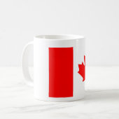 カナダの愛国的な旗 コーヒーマグカップ (正面左)