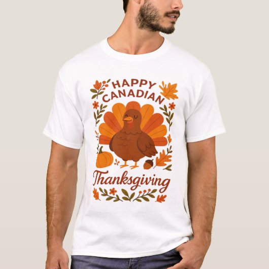 カナダの感謝祭の秋の祝典 クラシックT Tシャツ (正面)