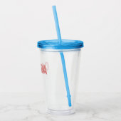 カナダの指紋 グラフィックTシャツ アクリルタンブラー (左)