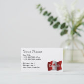 カナダの振る旗 名刺 (スタンド正面)