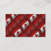 カナダの振る旗 名刺 (裏面)