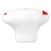 カナダの旗とセラミックノブの引っ張り セラミックノブ (側面)