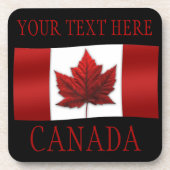 カナダの旗のコースターのカスタムなカナダのコースターのギフト コースター (正面)
