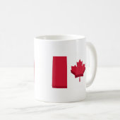 カナダの旗のコーヒーカップ コーヒーマグカップ (正面右)