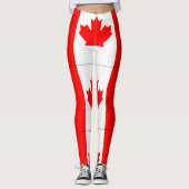 カナダの旗のレギンス レギンス (正面)