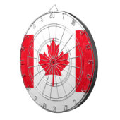 カナダの旗の投げ矢板 ダーツボード (正面右)