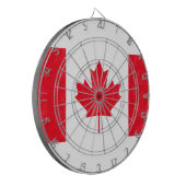 カナダの旗の投げ矢板 ダーツボード (正面左)
