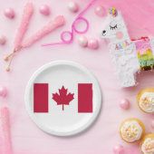 カナダの旗の紙皿 ペーパープレート (パーティー)