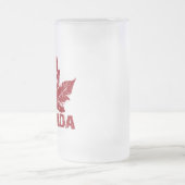 カナダの旗の記念品ビールガラスのカナダのマグ フロストグラスビールジョッキ (中央)