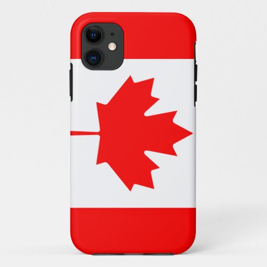 カナダの旗の電話箱 Case-Mate iPhoneケース (裏面)