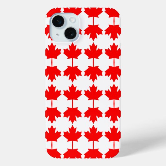 カナダの旗柄 Case-Mate iPhoneケース (裏面)