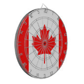 カナダの旗-カナダの記念品 ダーツボード (正面左)