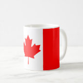 カナダの旗、カナダ コーヒーマグカップ (正面右)