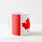 カナダの旗、カナダ コーヒーマグカップ (正面左)