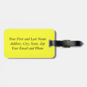 カナダの旗、カナダ ラゲッジタグ (裏面横)