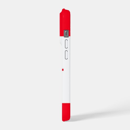 カナダの旗。カナダ iPhoneケース (左側面)