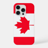 カナダの旗。カナダ iPhoneケース (裏面)