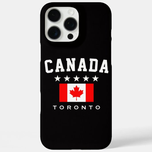 カナダの旗、トロント市 Case-Mate iPhoneケース (裏面)