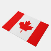 カナダの旗 ドアマット (アングル)