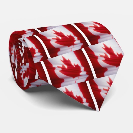 カナダの旗 ネクタイ (ロール)