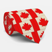 カナダの旗 ネクタイ (ロール)