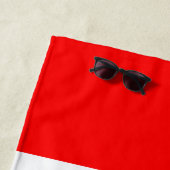 カナダの旗 ビーチタオル (インサイチュ)