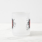 カナダの旗 フロストグラスマグカップ (中央)