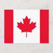 カナダの旗 ポストカード (正面)