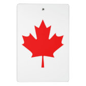 カナダの旗 ミニクリップボード (裏面)