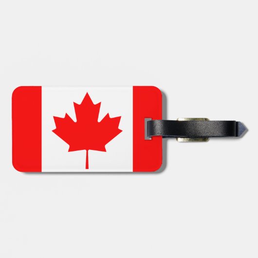 カナダの旗 ラゲッジタグ (裏面横)