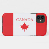 カナダの旗 Case-Mate iPhoneケース (裏面(横))