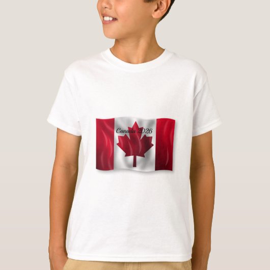 カナダの旗 Tシャツ (正面)
