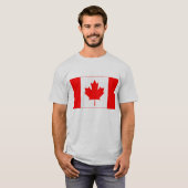 カナダの旗Tシャツおよびプロダクト Tシャツ (正面フル)