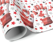 カナダの日をテーマにした包装紙 ラッピングペーパー (ロールコーナー)