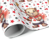 カナダの日をテーマにした包装紙 ラッピングペーパー (ロールコーナー)