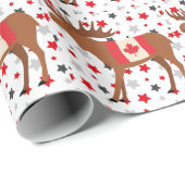 カナダの日をテーマにした ラッピングペーパー (ロールコーナー)