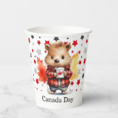 カナダの日をテーマにした 紙コップ (正面)