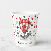 カナダの日をテーマにした 紙コップ (正面)