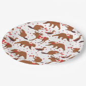 カナダの日カナダの動物 ペーパープレート (アングル)